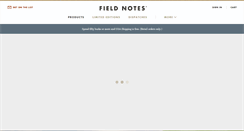 Desktop Screenshot of fieldnotesbrand.com